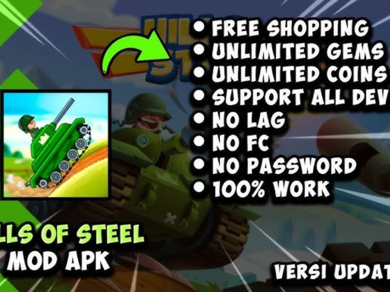 Các Tính Năng Nổi Bật Ở Phiên Bản Hills of Steel Hack