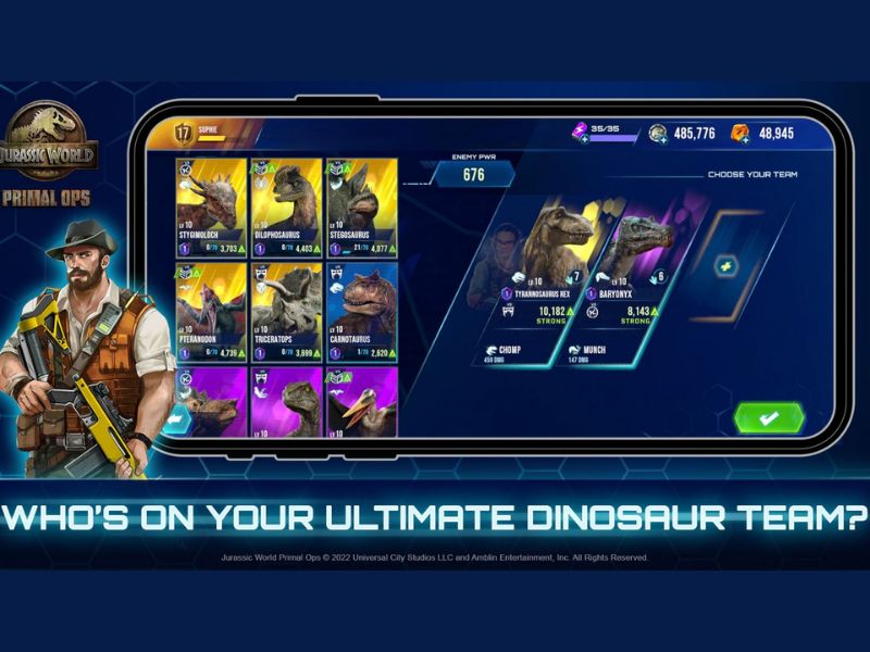 Leo Rank bảng xếp hạng trong Hack Jurassic World