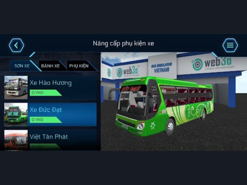 Bộ sưu tập xe si&ecirc;u độc đ&aacute;o trong Bus Simulator Vietnam Mod 