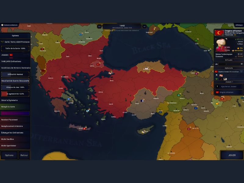 Bối Cảnh Bản Đồ Chi Tiết Trong Hack Age Of History 2 APK