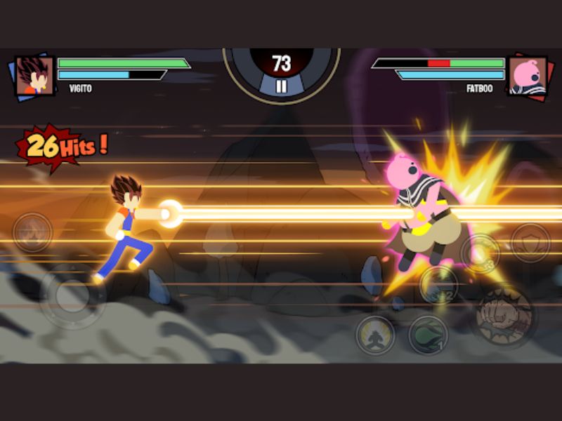 Bối cảnh trong Hack Stickman Warriors 