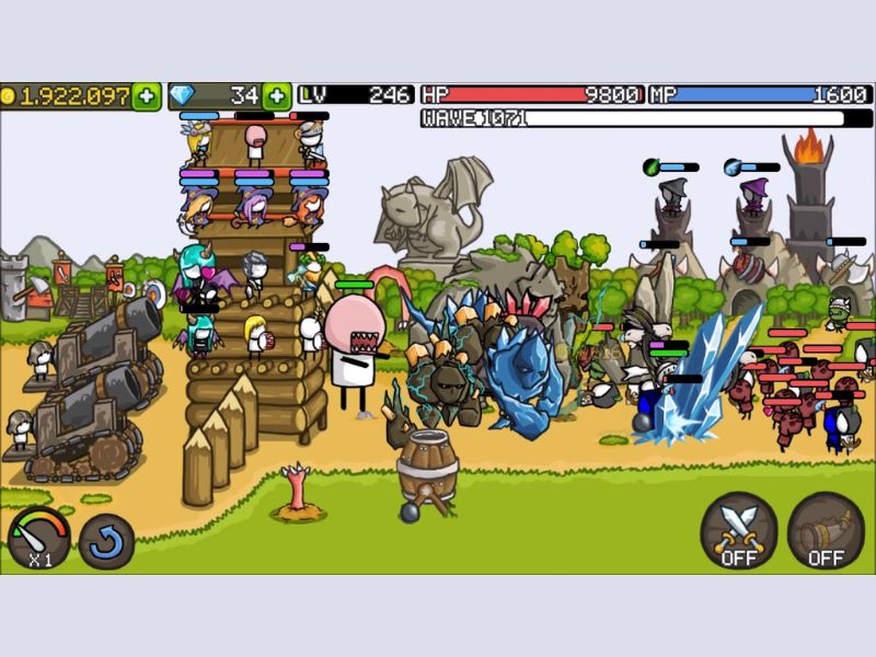 Cốt truyện hấp dẫn trong Hack Grow Castle