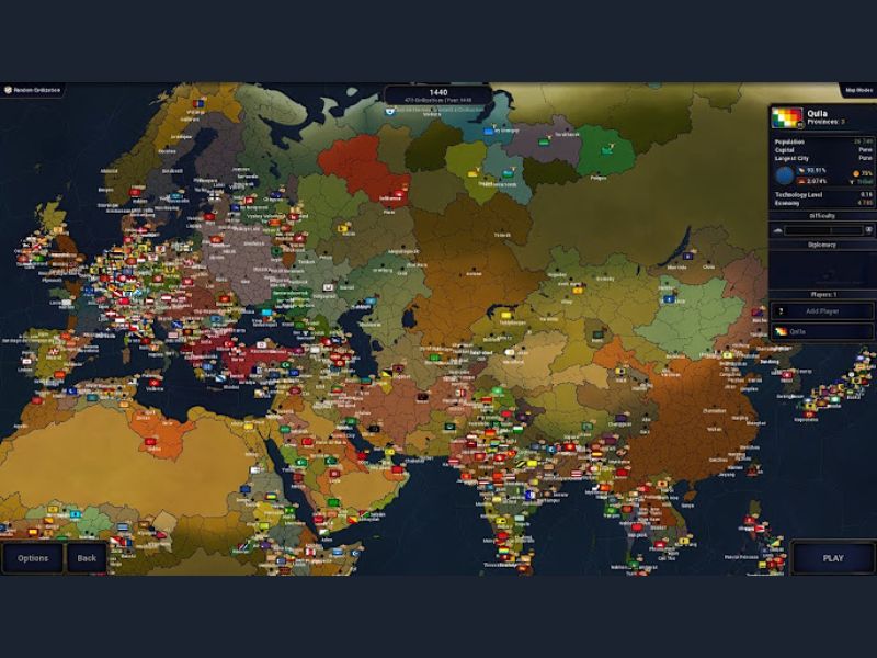 Đại Chiến Thế Giới Trong Hack Age Of History 2 APK