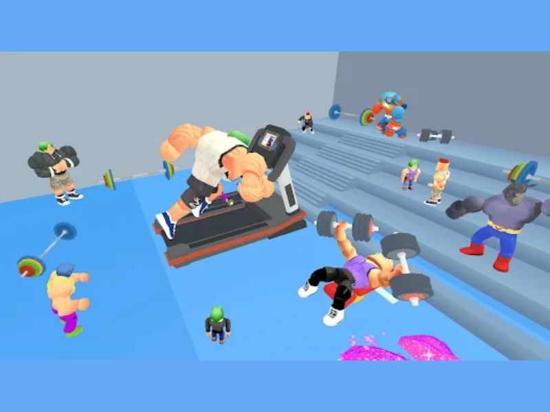Lối chơi trong Hack Lifting Hero