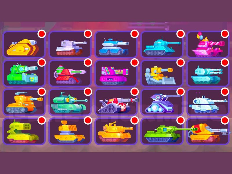 Tải Hack Tank Stars (Full Tiền, Full Kim Cương) v2.19.100 Mở Khoá Những Chiếc Xe Trong Hack Tank Stars