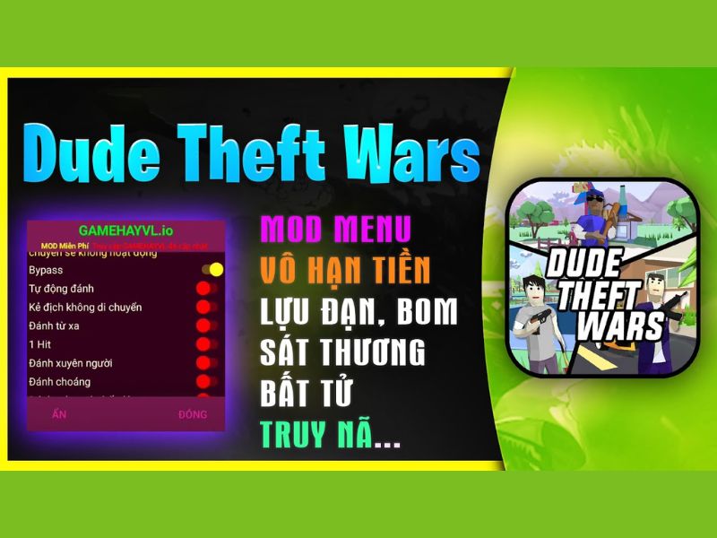 Một Số Tính Năng Nổi Bật Trong Dude Theft Wars Theartpics Mod Apk