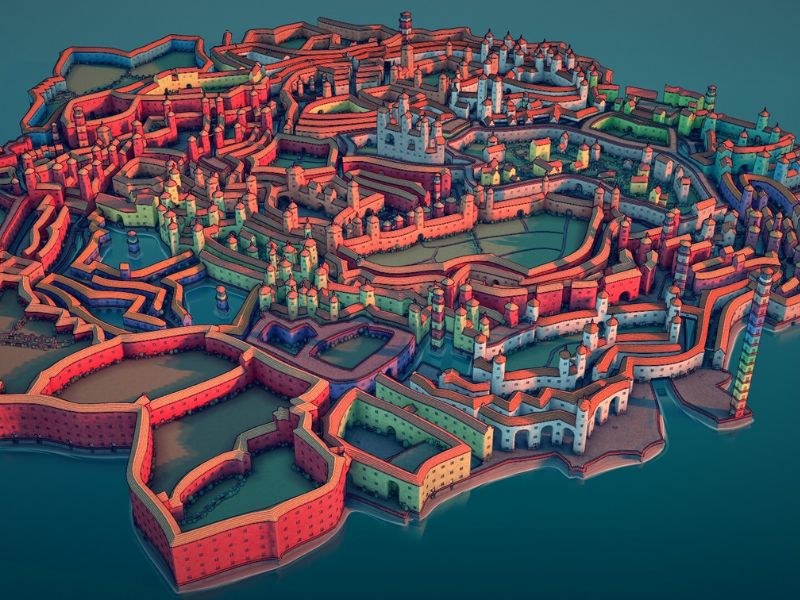 Tính Năng Mod Bản Đầy Đủ Của Townscaper Mod Apk