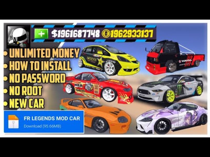 T&iacute;nh Năng Mod Nổi Bật Trong Fr Legends Mod Apk
