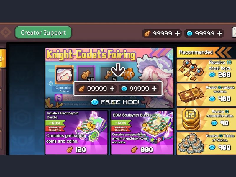 Tính Năng Nổi Bật Của Bản Soul Knight Prequel MOD APK