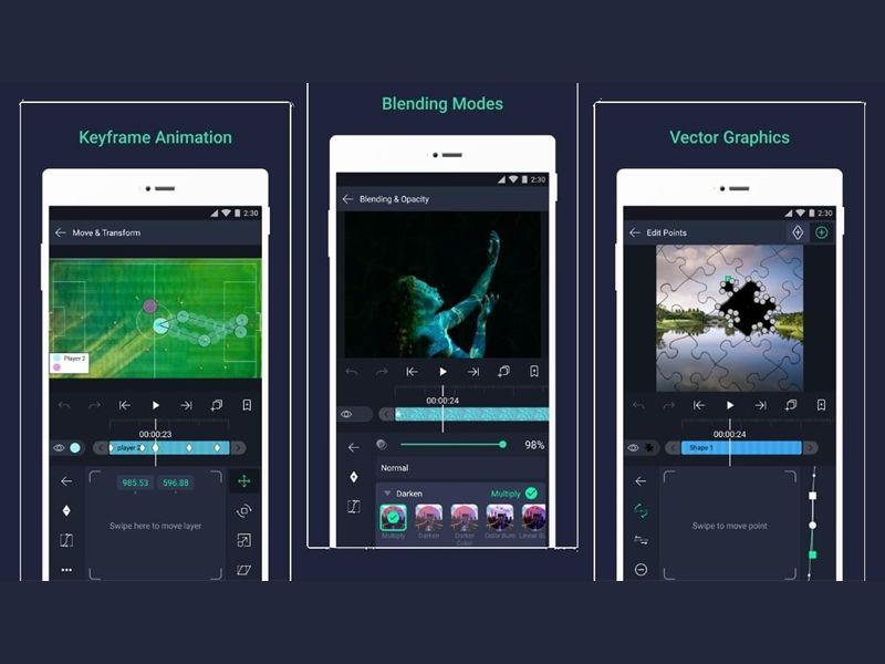 Bộ lọc h&igrave;nh ảnh v&agrave; video đặc sắc trong Alight Motion Pro 3.9.0 Mod APK