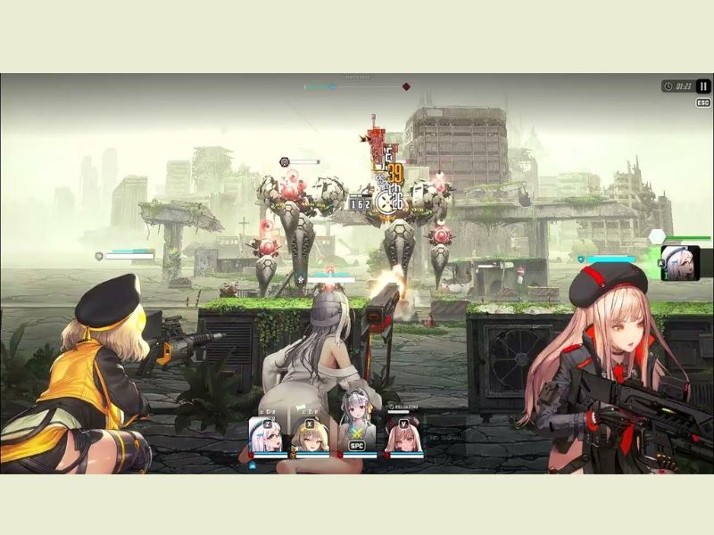 Tải Nikke Mod Apk (Vô Hạn Tiền, Menu, One Hit) v145.10.4 Cơ chế bắn súng tự động trong Nikke Mod Apk