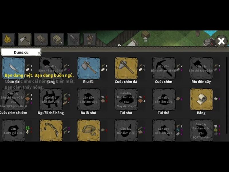 Tải The Wild Darkness Mod APK 1.3.58 (Vô Hạn Tiền, Gem) Hàng tá vật phẩm để xây dựng sức mạnh trong The Wild Darkness Mod APK