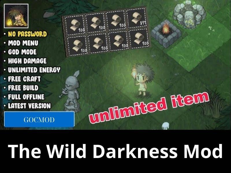 Tải The Wild Darkness Mod APK 1.3.58 (Vô Hạn Tiền, Gem) Tính Năng Nổi Bật Có Trong The Wild Darkness Mod APK 1.3.58