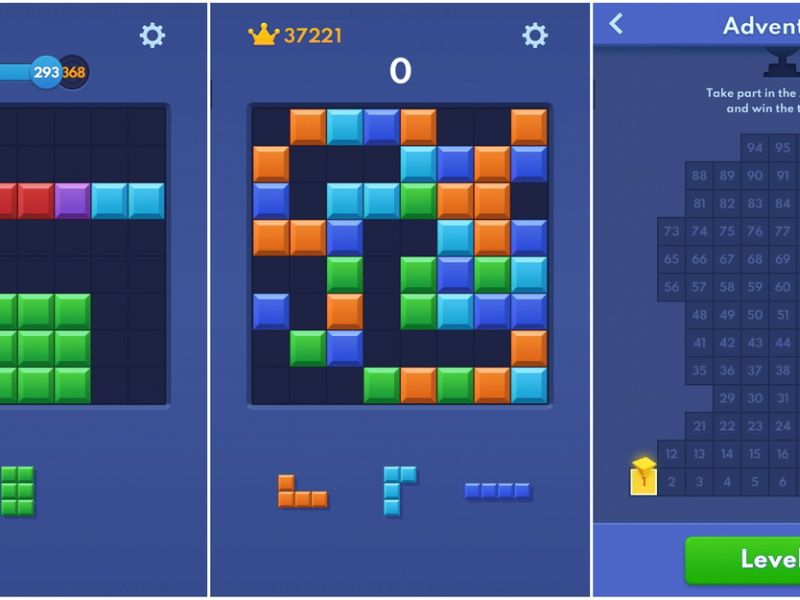 Lối chơi tạo combo và chuỗi liên tiếp trong Block Blast! Mod APK