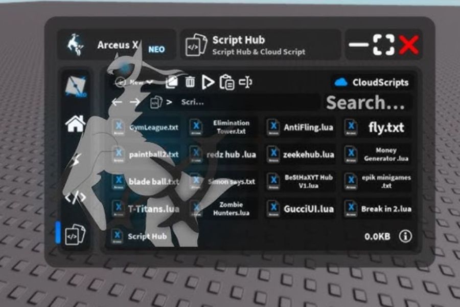Tải Hack Arceus x (Mở Khóa Tất Cả, Menu, Tốc Độ) v8.0 Rất nhiều tính năng khác nhau trong Hack Arceus x