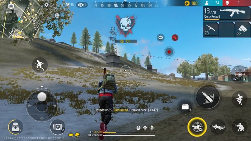 Đồ họa và âm thanh mượt mà, dễ nhập vai trong Hack Free Fire