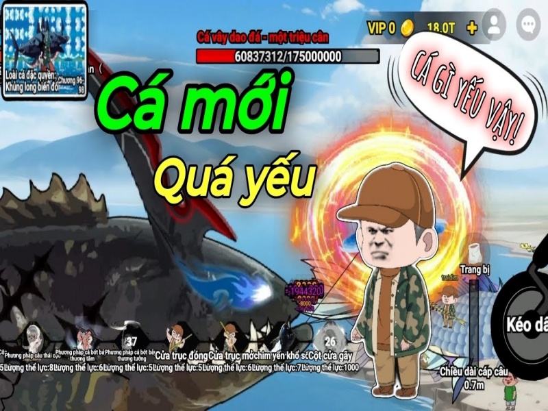 L&agrave;m chủ 18 kỹ thuật c&acirc;u đỉnh cao Trong Bản Hack C&acirc;u C&aacute; Vạn C&acirc;n