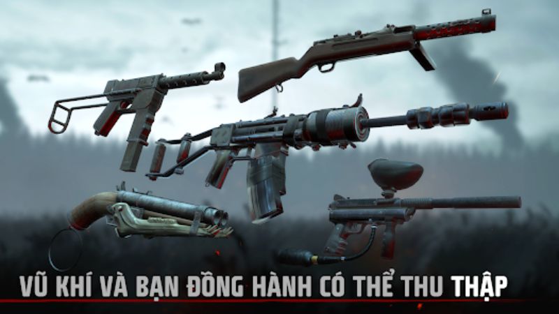 Kho vũ kh&iacute; đa dạng với Into The Dead 2 Hack