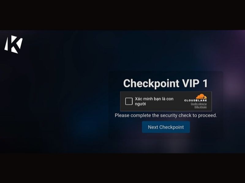 Tải Hack Krnl X ROBLOX (VNG + QT) v2.720 Mới Nhất Cho Android Tích “Xác minh bạn là con người”, rồi chọn “Next Checkpoint”
