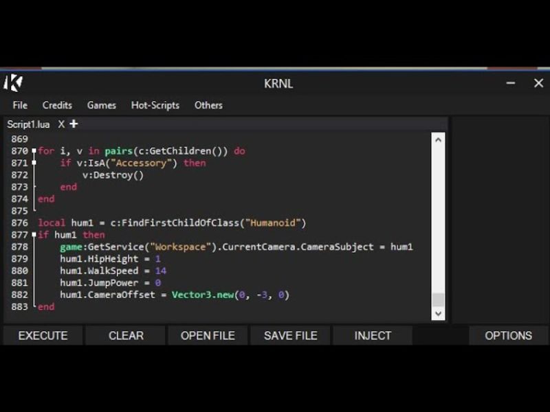 Tải Hack Krnl X ROBLOX (VNG + QT) v2.720 Mới Nhất Cho Android Giao Diện Executor Trên Android