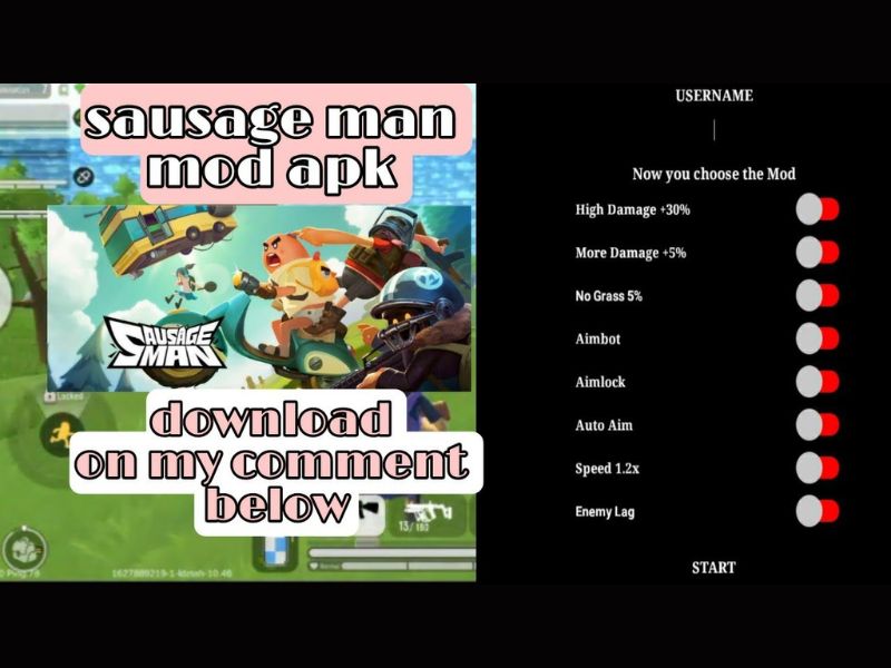 Phiên Bản Hack Sausage Man Mod APK Có Những Tính Năng Nâng Cấp Gì
