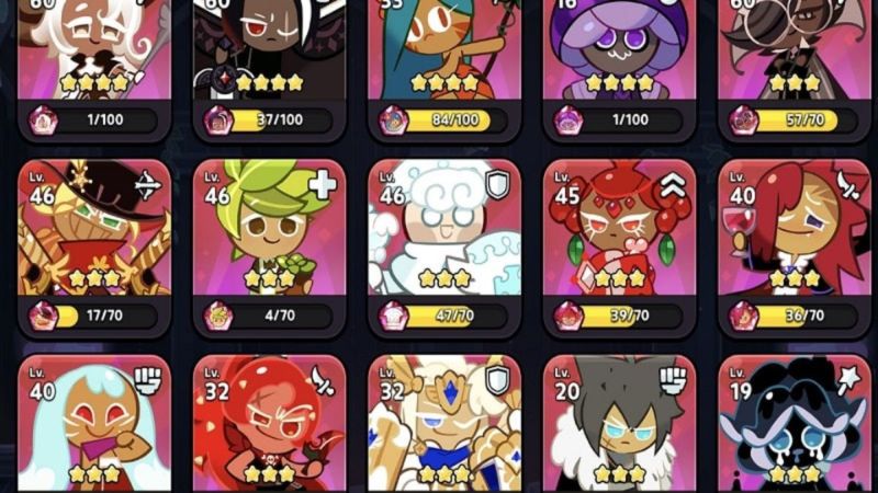 Hệ thống nh&acirc;n vật đa dạng trong Cookie Run Kingdom Apk