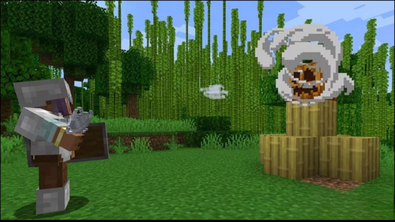 Cơ chế Wind Charge trong Minecraft 1.21.2 APK Tiếng Việt