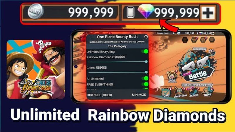 Tính Năng Nổi Bật Trong ONE PIECE Bounty Rush Mod APK