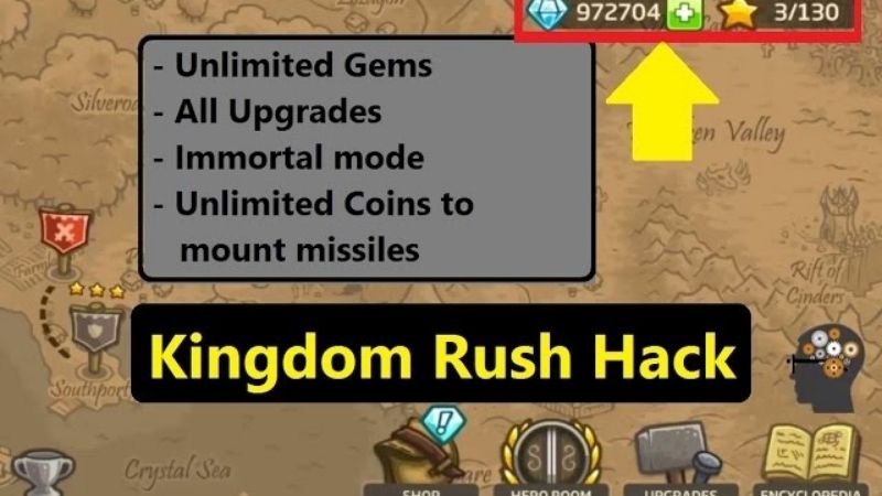 Chi Tiết Tính Năng Trong Bản Kingdom Rush Hack Mới Nhất