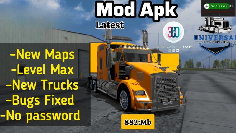 Những Điểm Đột Phá Của Bản Universal Truck Simulator Mod Apk Trên Android