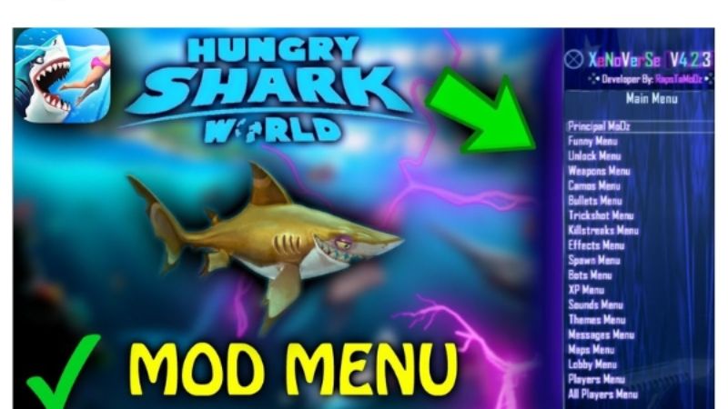 Tải Hack Hungry Shark Evolution (Vô Hạn Tiền) v13.9.2 Những Tính Năng Đột Phá Trên Bản Hack Hungry Shark Evolution