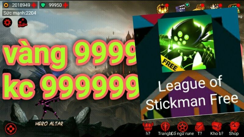 Tại Sao Bạn Nên Tải Ngay League of Stickman Mod APK Để Trải Nghiệm Vô Hạn Tiền?