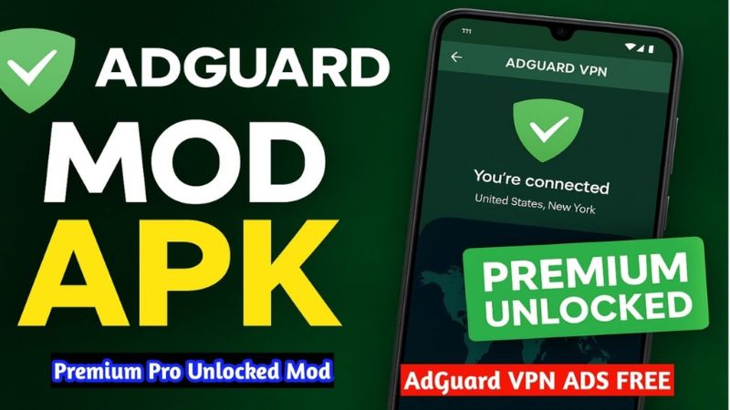 Những Tính Năng Nổi Bật Trong AdGuard VPN Mod APK Premium