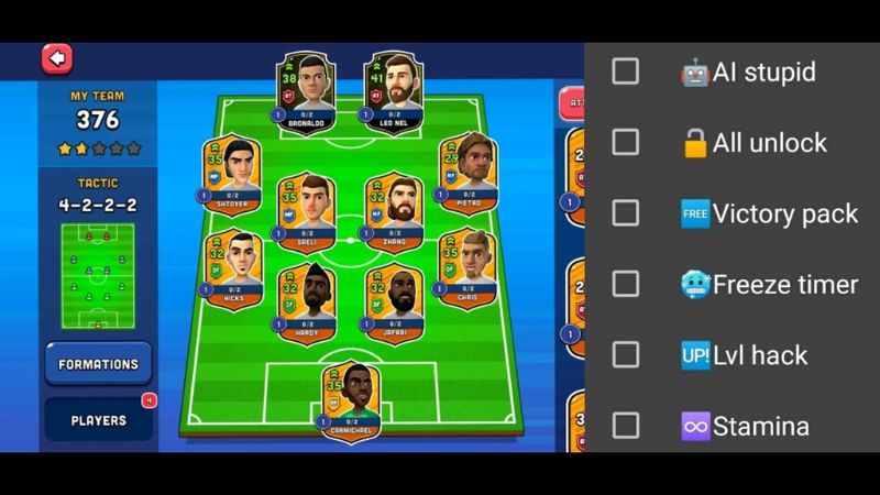 Sở Hữu Đội Hình Trong Mơ Với Các Tính Năng Hack Mini Football Độc Quyền