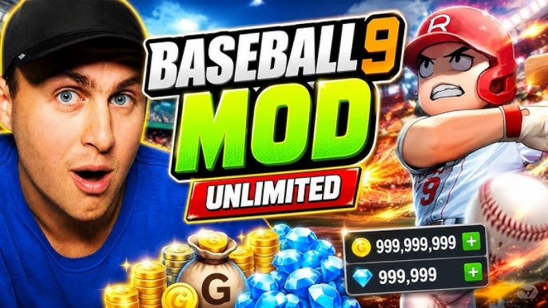 Tải BASEBALL 9 MOD APK v3.9.2 (Vô Hạn Tiền) BASEBALL 9 MOD APK