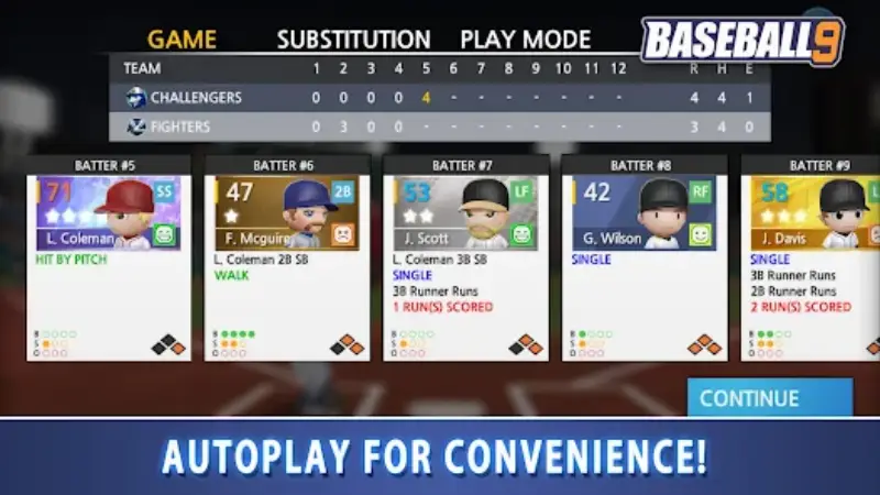 Tải BASEBALL 9 MOD APK v3.9.2 (Vô Hạn Tiền) BASEBALL 9 MOD APK