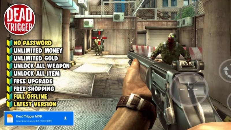 Tải Dead Trigger MOD APK v2.3.2 (Menu, Unlock All) Dead Trigger MOD APK