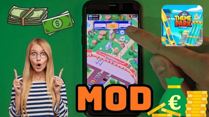 Idle Theme Park Tycoon MOD APK
