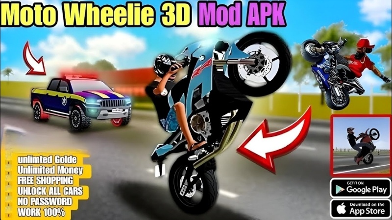 Moto Wheelie 3D MOD APK
