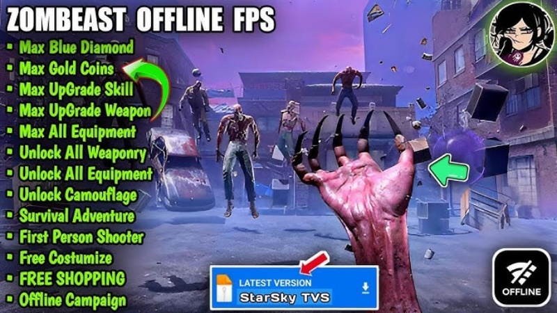 Zombeast: Zombie Shooter MOD APK