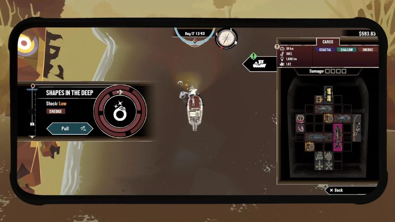 Tải DREDGE APK v1.5.18 Miễn Phí Cho Android DREDGE APK với các sinh vật biển trong khoang tàu.