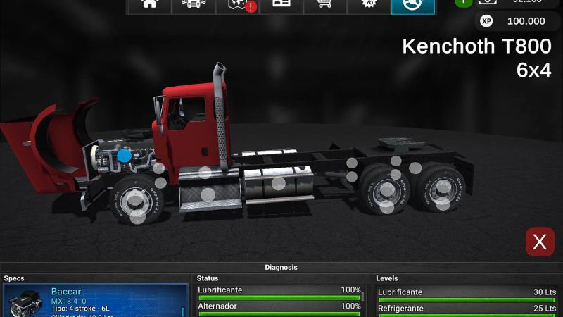 Hack Grand Truck Simulator 2 lái xe trên đường dài