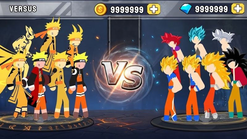 Hack Stickman Dragon Fight đưa người chơi vào những trận đối kháng tốc độ cao.