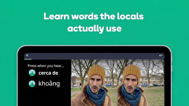 Memrise Mod APK với bài học từ vựng và giao tiếp