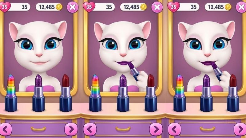 Tải My Talking Angela 2 MOD APK (Vô Hạn Tiền) v26.4.1.42055 My Talking Angela 2 MOD APK chăm sóc Angela mỗi ngày