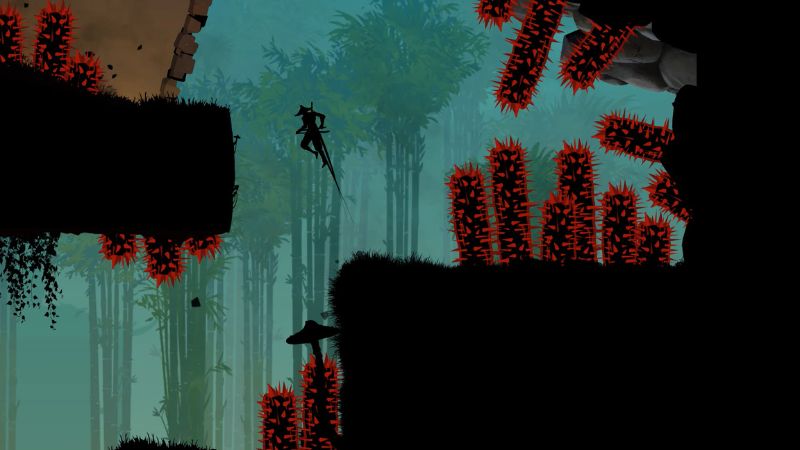 Ninja Arashi 2 MOD APK chiến đấu bằng vũ khí cận chiến.