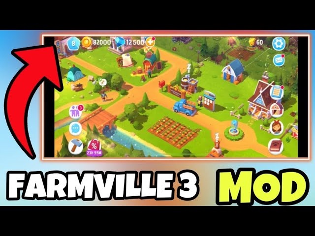 APK hỗ trợ gì cho nông trại?FarmVille 3 MOD APK với tiền không giới hạn và nước miễn phí hỗ trợ phát triển nông trại