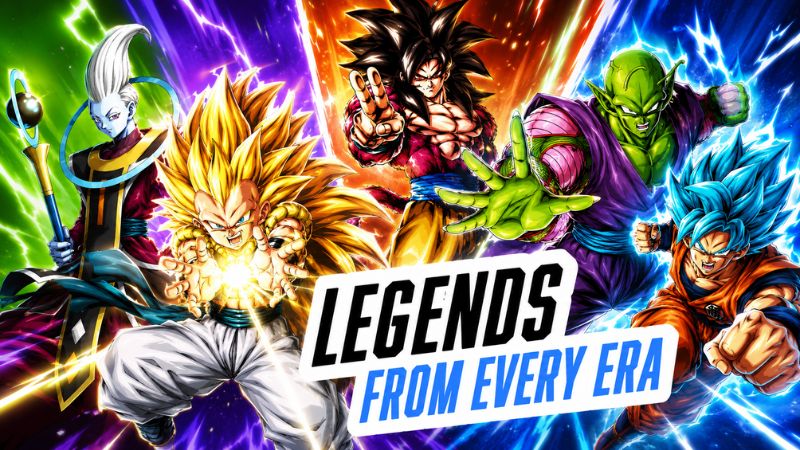 Dragon Ball Legends MOD với các chiến binh Dragon Ball trong trận đấu 3D