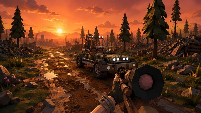 Gameplay The Walking Zombie 2 Hack bắn zombie bằng súng