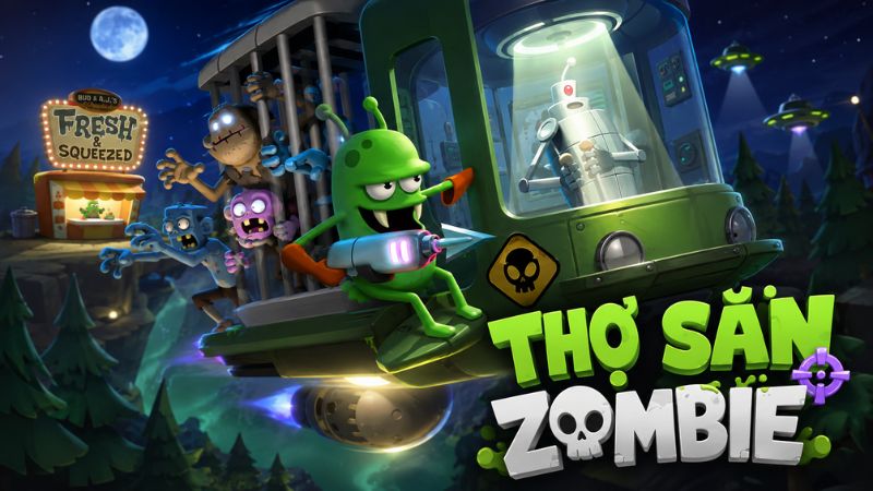 Hack Zombie Catchers với A.J và Bud chuẩn bị săn zombie bằng nhiều dụng cụ